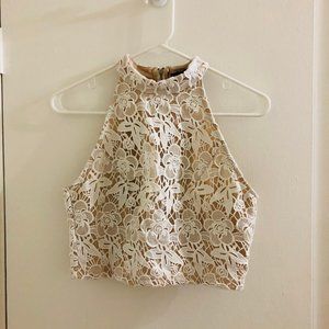 Lace crop top